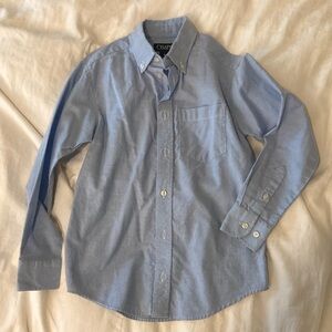 Chaps blue button down shirt